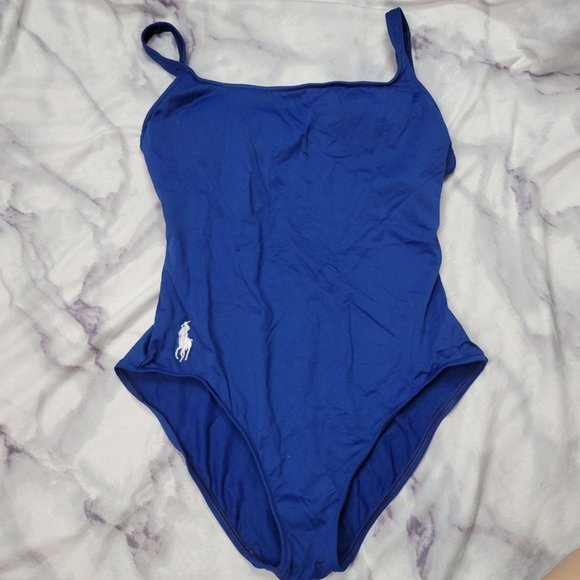 Ralph Lauren Other - Ralph Lauren One piece swimsuit blue Lg